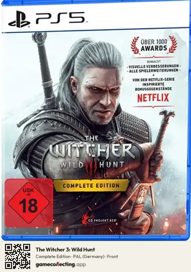 The Witcher 3: Wild Hunt PlayStation 5, Germany box front