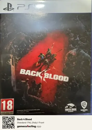 Back 4 Blood PlayStation 5, Italy box front