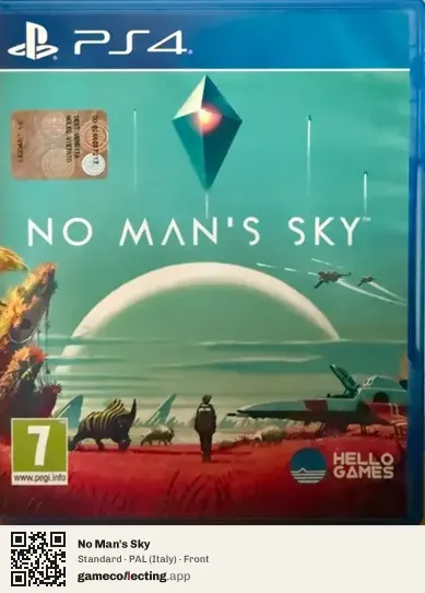 No Man's Sky PlayStation 4, Italy box front