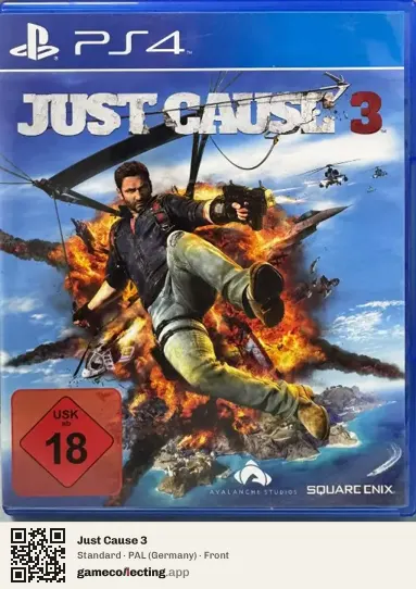 Just Cause 3 PlayStation 4, Germany box front