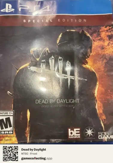 Dead by Daylight PlayStation 4, NTSC box front