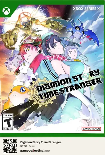 Digimon Story Time Stranger Xbox Series X, NTSC box front