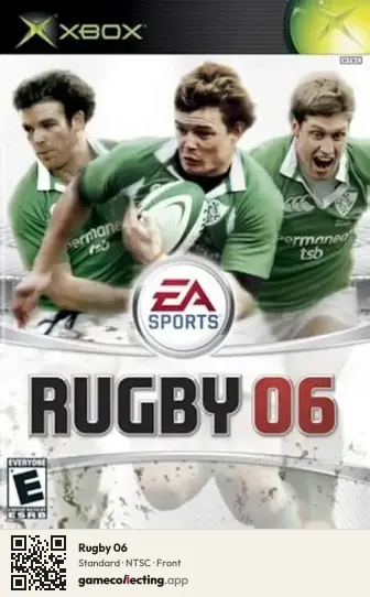 Rugby 06 Xbox, NTSC box front