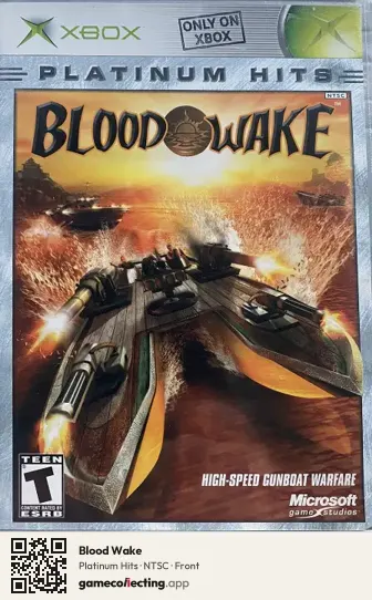 Blood Wake Xbox, NTSC box front