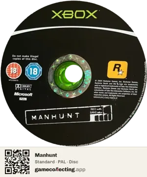 Manhunt Xbox, PAL disc