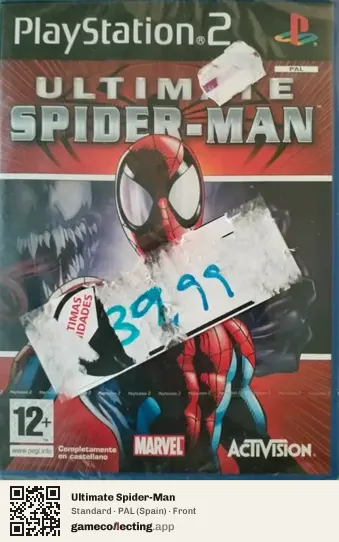 Ultimate Spider-Man PlayStation 2, Spain box front
