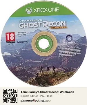 Tom Clancy's Ghost Recon: Wildlands Xbox One, PAL disc