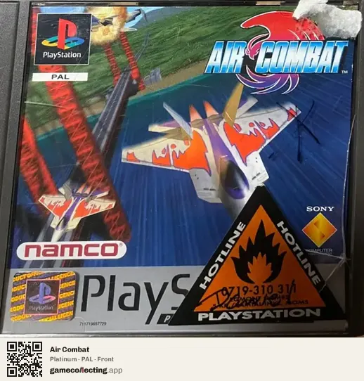 Air Combat PlayStation, PAL box front