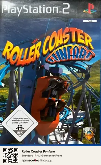 Roller Coaster Funfare PlayStation 2, Germany box front