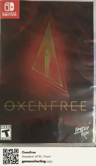 Oxenfree Nintendo Switch, NTSC box front