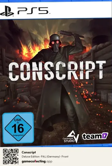Conscript PlayStation 5, Germany box front