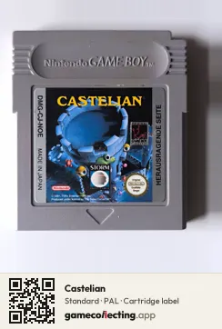 Castelian Game Boy, PAL cartridge label