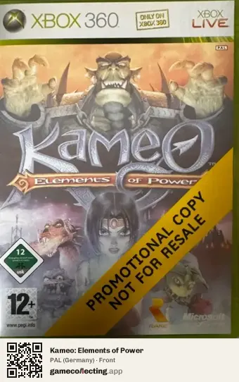 Kameo: Elements of Power Xbox 360, Germany box front