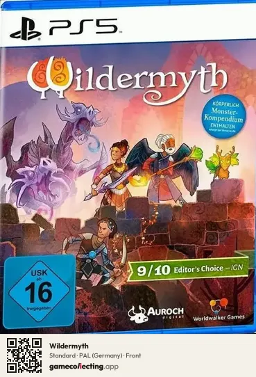 Wildermyth PlayStation 5, Germany box front