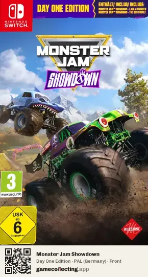 Monster Jam Showdown Nintendo Switch, Germany box front