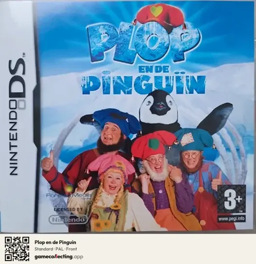 Plop en de Pinguin Nintendo DS, PAL box front