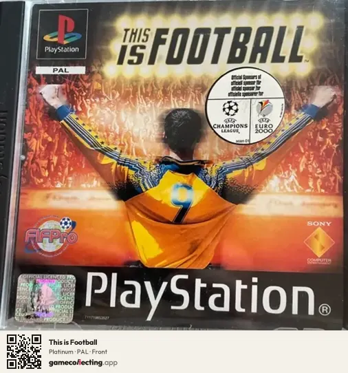 This is Football PlayStation, PAL box front