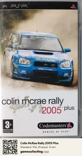 Colin McRae Rally 2005 Plus PlayStation Portable, France box front