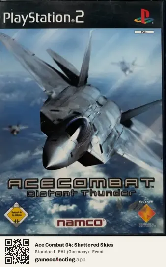 Ace Combat 04: Shattered Skies PlayStation 2, Germany box front