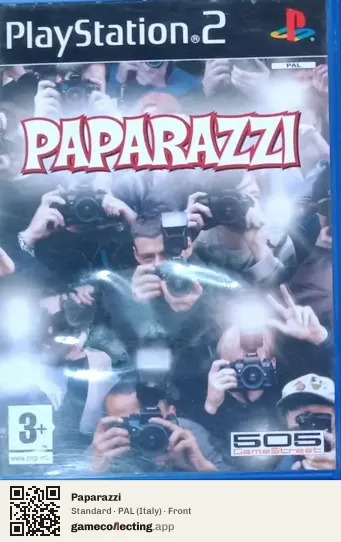 Paparazzi PlayStation 2, Italy box front