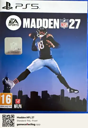 Madden NFL 27 PlayStation 5, PAL box front