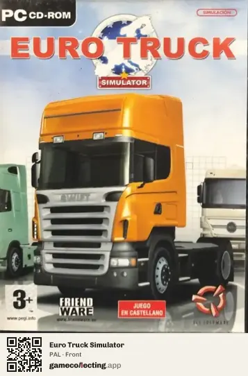 Euro Truck Simulator Computer, PAL box front