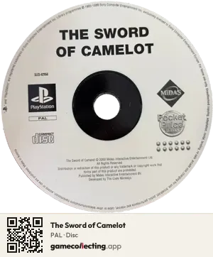 The Sword of Camelot PlayStation, PAL disc