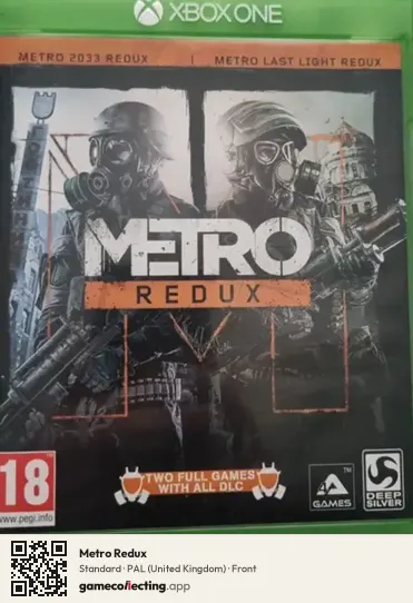 Metro Redux Xbox One, United Kingdom box front