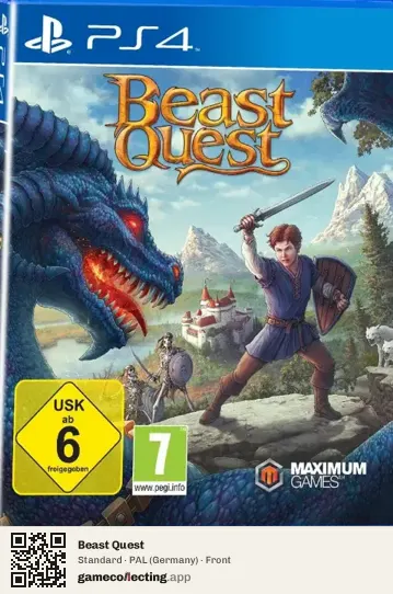Beast Quest PlayStation 4, Germany box front