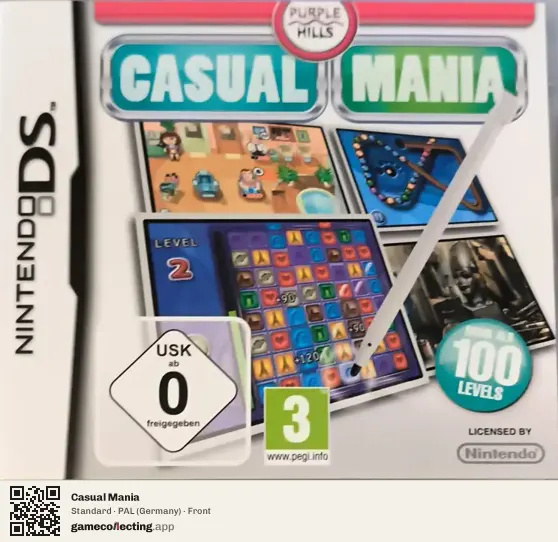 Casual Mania Nintendo DS, Germany box front