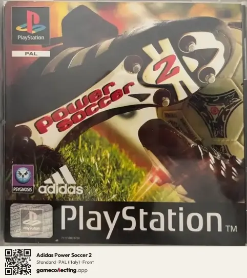 Adidas Power Soccer 2 PlayStation, Italy box front