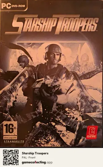 Starship Troopers Computer, PAL box front