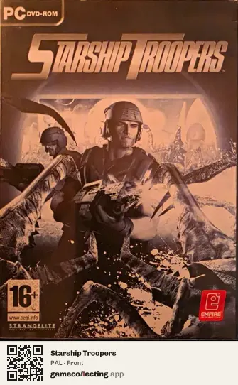 Starship Troopers Computer, PAL box front