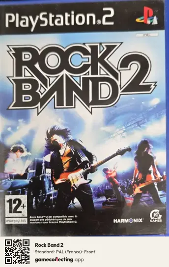 Rock Band 2 PlayStation 2, France box front