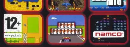 Namco Museum 50th Anniversary, the PEGI square on its front