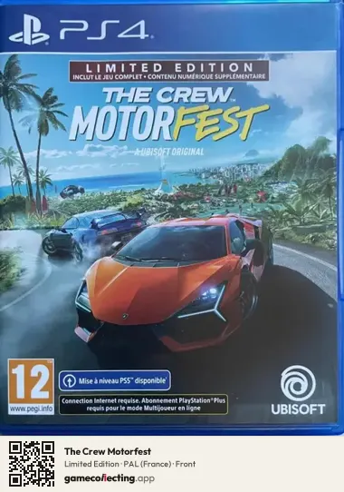 The Crew Motorfest PlayStation 4, France box front