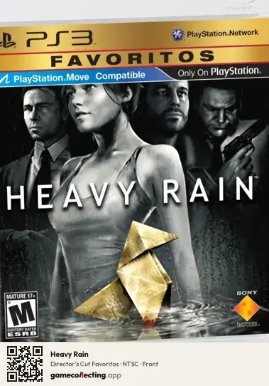 Heavy Rain PlayStation 3, NTSC box front