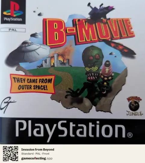 Invasion from Beyond PlayStation, PAL box front