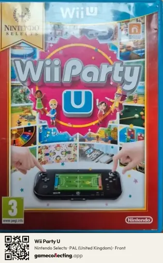 Wii Party U Nintendo Wii U, United Kingdom box front
