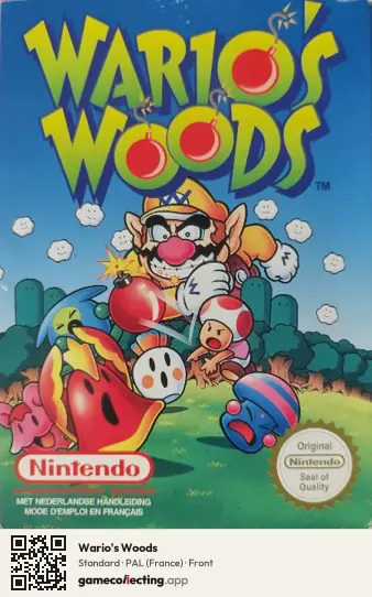 Wario's Woods Nintendo Entertainment System, France box front
