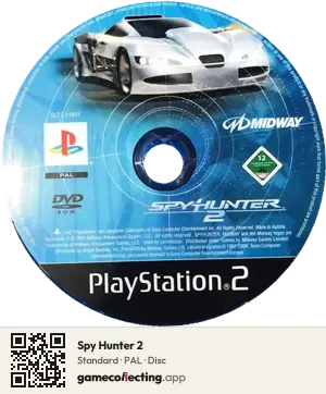 Spy Hunter 2 PlayStation 2, PAL disc