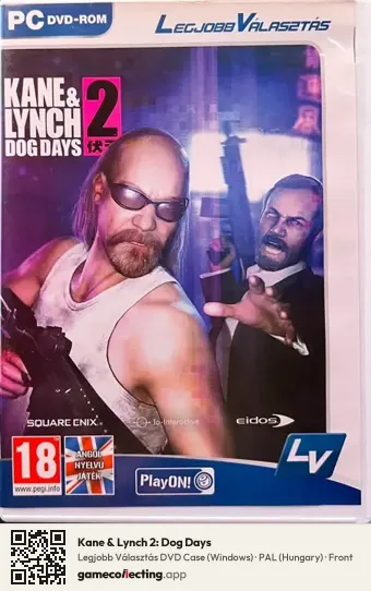 Kane & Lynch 2: Dog Days Computer, Hungary box front