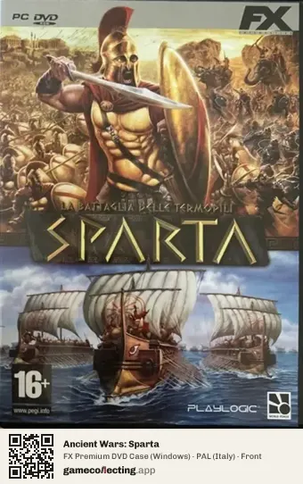 Ancient Wars: Sparta Computer, Italy box front