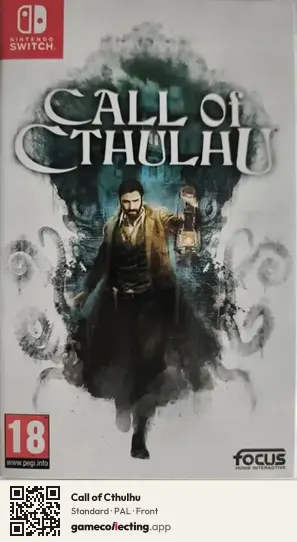 Call of Cthulhu Nintendo Switch, PAL box front