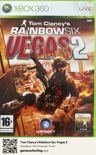 Tom Clancy's Rainbow Six: Vegas 2 Xbox 360, France box front