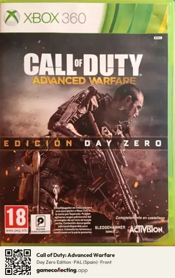 Call of Duty: Advanced Warfare Xbox 360, Spain box front