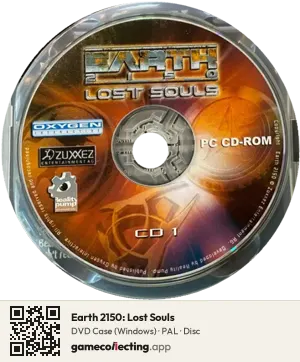 Earth 2150: Lost Souls Computer, PAL disc