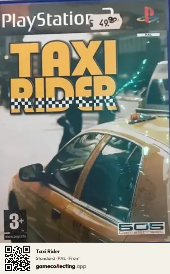 Taxi Rider PlayStation 2, PAL box front