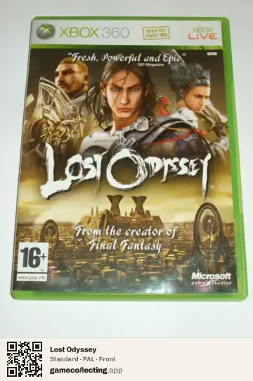 Lost Odyssey Xbox 360, PAL box front