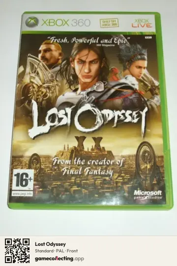 Lost Odyssey Xbox 360, PAL box front
